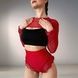 Комплект для Pole dance, Exotic, High Heels, одяг для танців пол денс, екзот, хай хілс, кроп топ сітка з довгими рукавами і шорти з рюшами curv фото 1