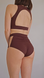 Костюм коричневий для танців полденс, хілс, одяг Pole dance, Exotic, High Heels. Топ з сіточкою і шорти висока талія bv10 фото 2